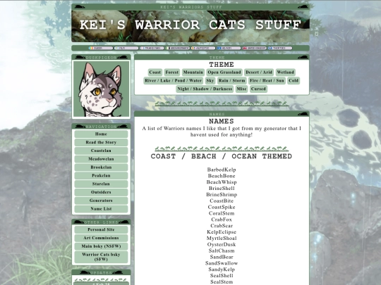 names screenshot