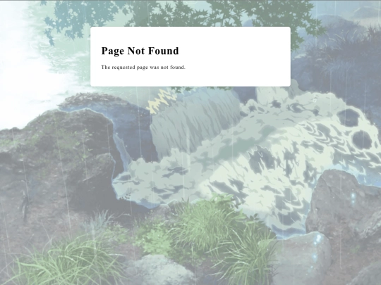 not_found screenshot