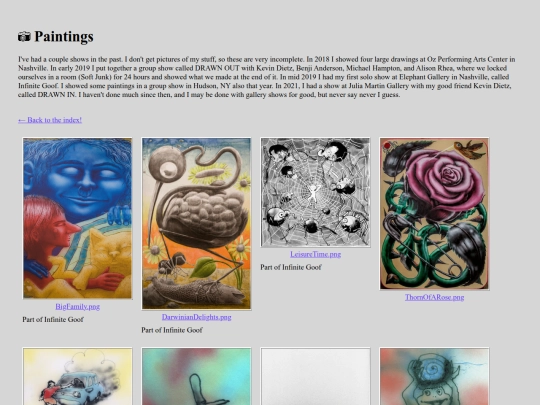 Gallery_Site/paintings screenshot