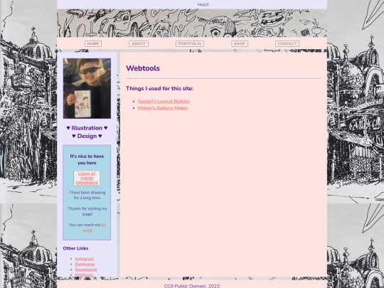 Webtools screenshot