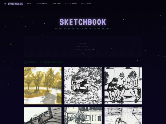 pages/sketchbook screenshot