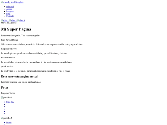 Pagina screenshot