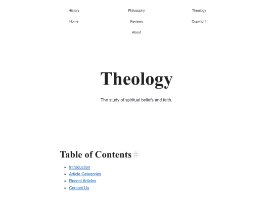 theology screenshot