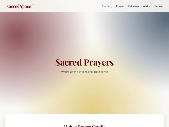 prayer screenshot