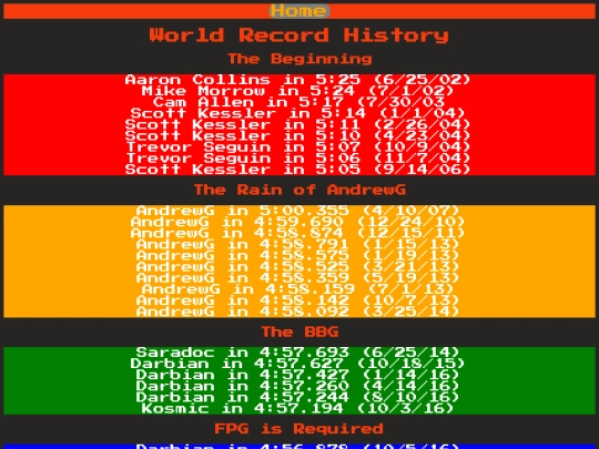 WRHISTORY screenshot