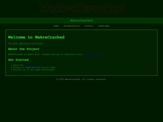 index screenshot