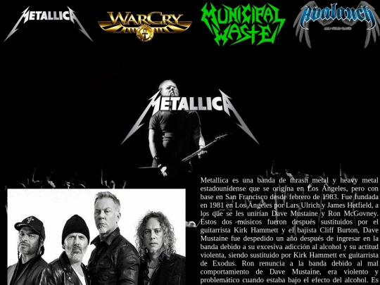 sitio1/metallica screenshot