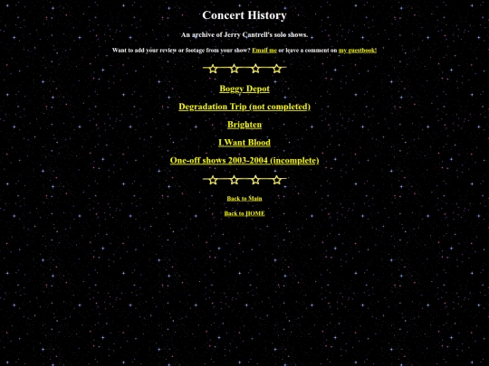 concerts screenshot