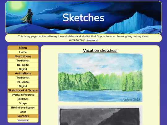 web_pages/sketchbook_and_scrap_pages/sketches screenshot