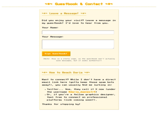 contact screenshot