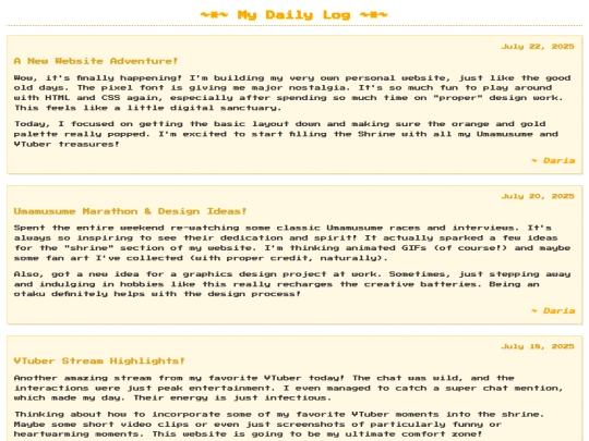 journal screenshot