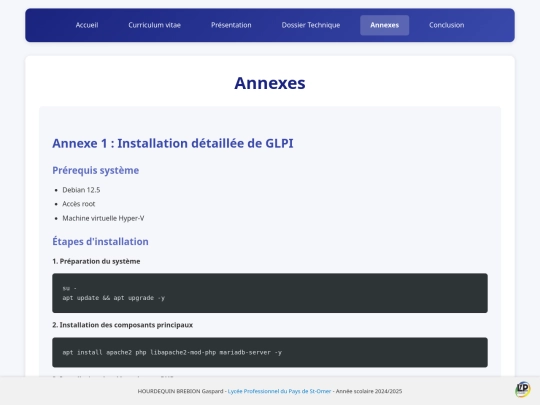 annexes screenshot