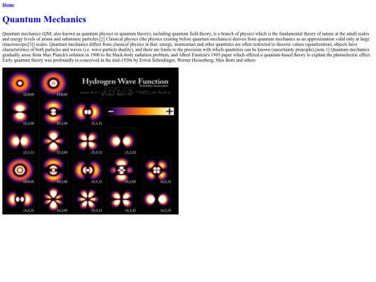 hhhh/Quantum Mechanics screenshot
