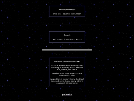 esoteric/astrology screenshot