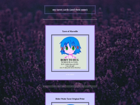 esoteric/cards screenshot