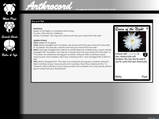 arthrocord/cards/queen-of-the-night screenshot