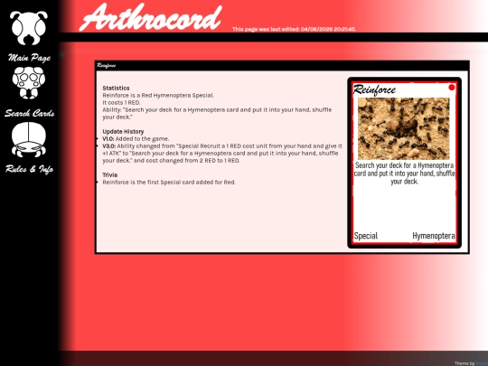 arthrocord/cards/reinforce screenshot