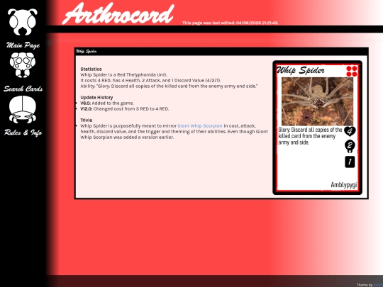 arthrocord/cards/whip-spider screenshot