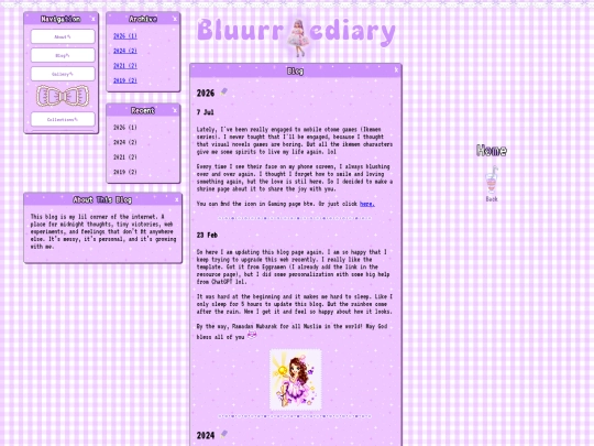 blog screenshot