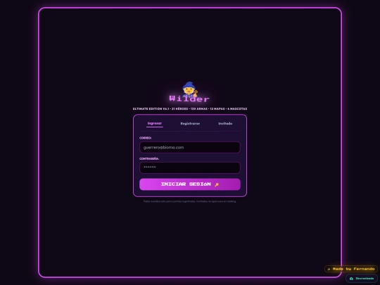 Wilder screenshot