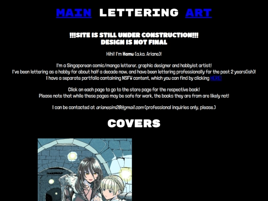 lettering screenshot
