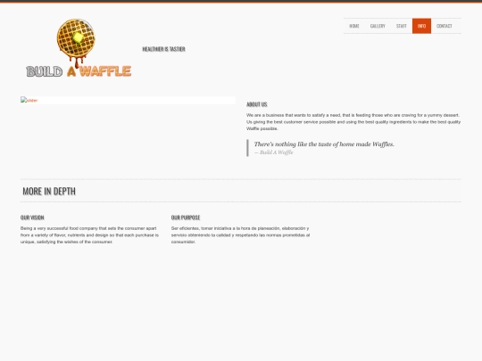 Build A Waffle/page-full-width screenshot