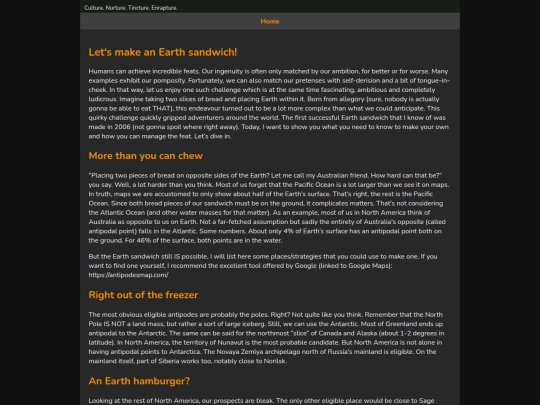 posts/earth-sandwich screenshot