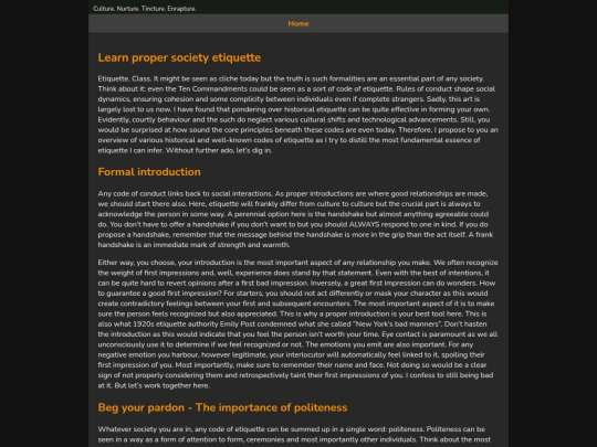 posts/etiquette screenshot