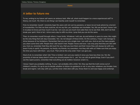 posts/self-letter screenshot