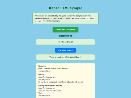mysites/install screenshot