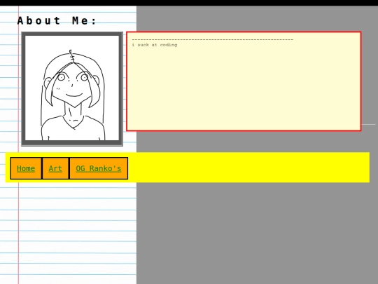 aboutme screenshot