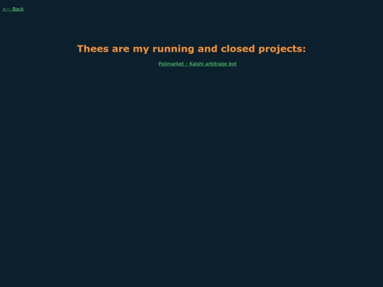 projects screenshot