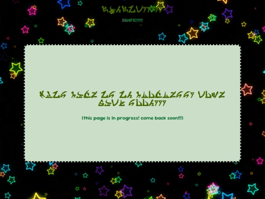 fanfic/testy screenshot