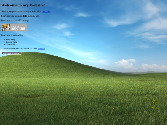 index screenshot
