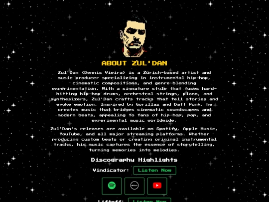 biography screenshot
