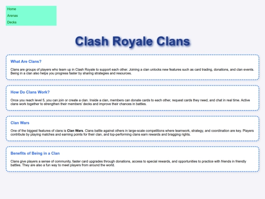 ClashPage/Clans screenshot