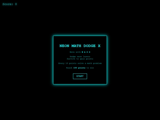 mathgame screenshot