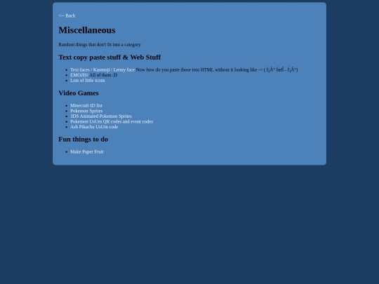 explore/misc screenshot