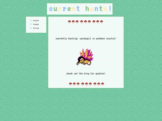 current-hunts screenshot