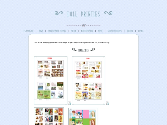 books/magazines screenshot