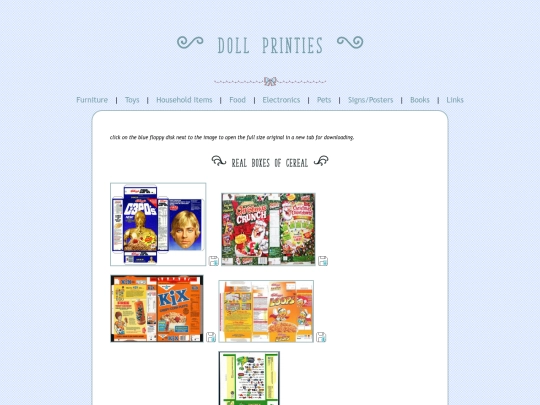food/cereal screenshot