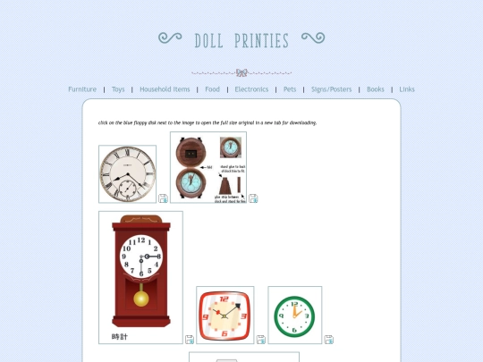 furniture/clocks screenshot