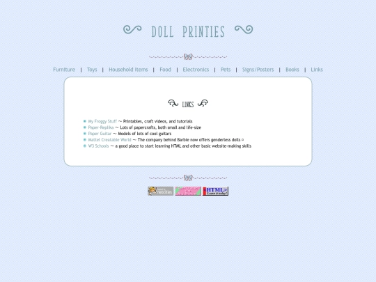 links screenshot