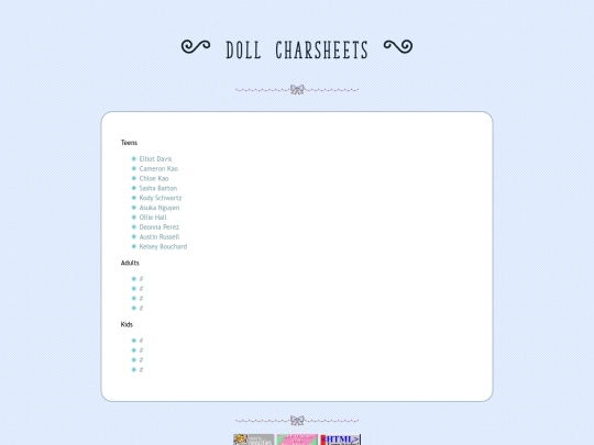 p/charsheets screenshot
