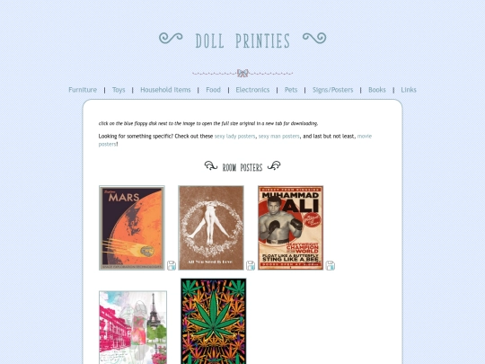 signs/posters screenshot