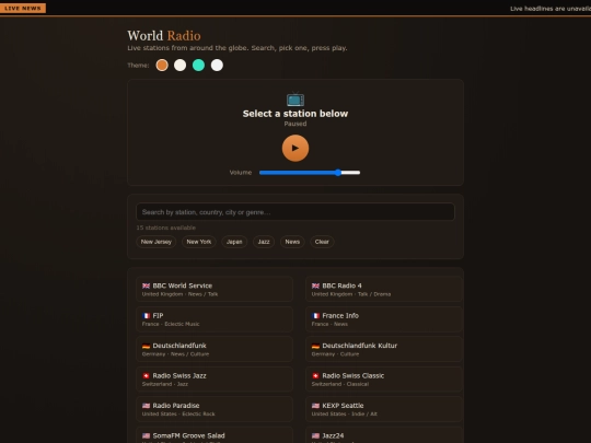 index screenshot