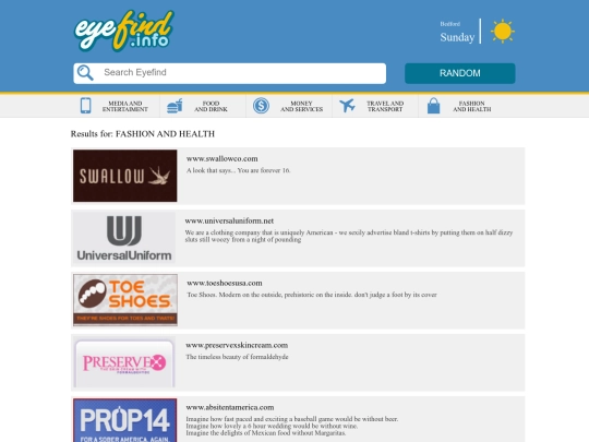 eyefind/category/fah screenshot