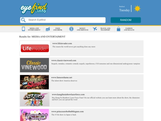 eyefind/category/mae screenshot