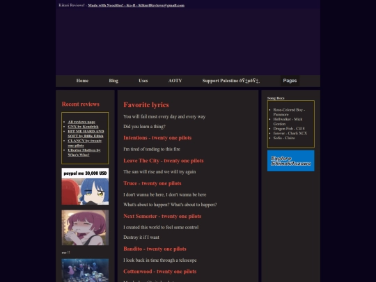 favorite-lyrics/toplyrics screenshot