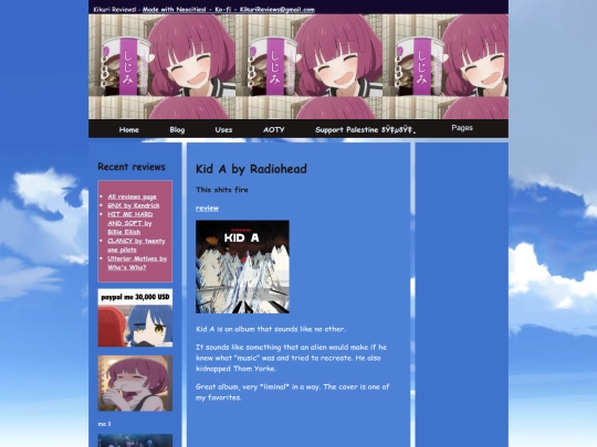 reviews/kidabyradiohead screenshot